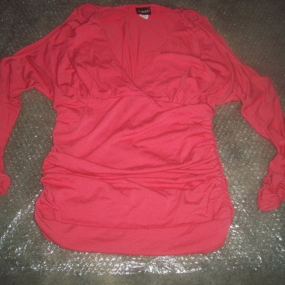 womens cold shoulder sweater.Frederick's Of Hollywood.size medium